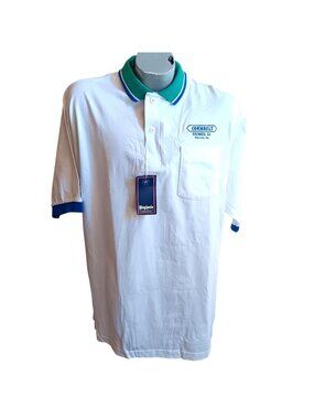 True Vintage Polo Shirt NEW XL 80's KING LOUI NEBRASKA AG knit Golf/Polo/Tennis